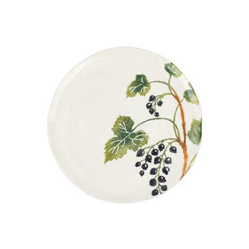 Vietri Foresta Primavera Salad Plate - Black Currant